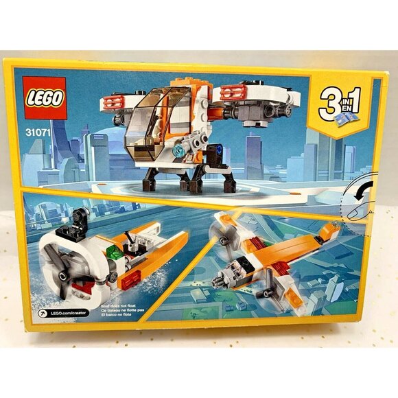 LEGO CREATOR~ 3in1 Drone Explorer ( 6-12 AGES) 109 PCS ~BUILDING TOY - Picture 2 of 5